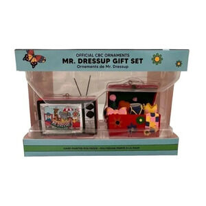 Mr. Dressup TV & Tickle Trunk Ornament Set